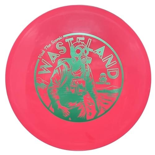Red Wasteland disc golf disc
